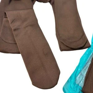 جوراب شلواری داخل کرکی پنتی قهوه ای